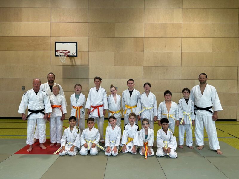 Gruppenbild Gürtelprüfung Sommer 2025